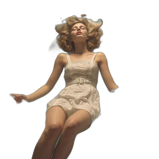 dress, hair, crown, concept art transparent PNG cut-out