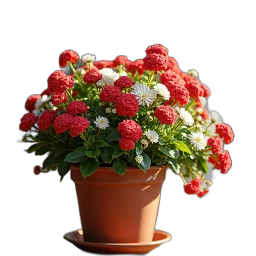 flower, crown, staff, photorealistic transparent PNG cut-out
