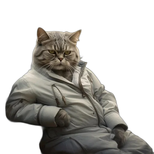 jacket, animal, staff, creature transparent PNG cut-out
