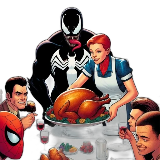 food, comic book art, concept art, popular transparent PNG cut-out