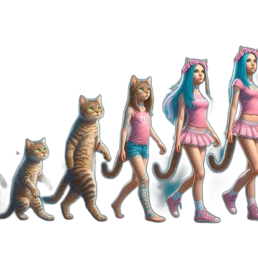 concept art, anime, fantasy art, pixel art transparent PNG cut-out