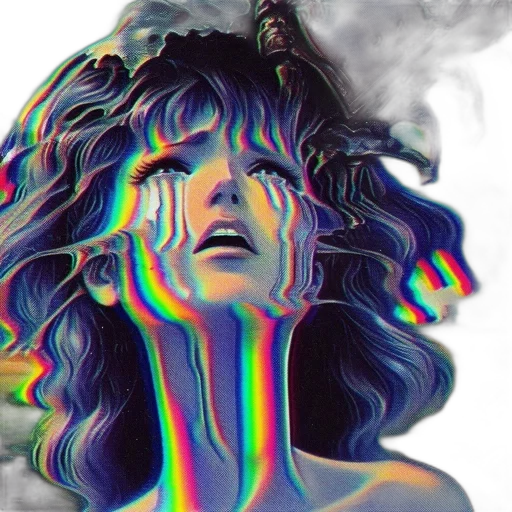 mask, face, vaporwave, cyberpunk transparent PNG cut-out