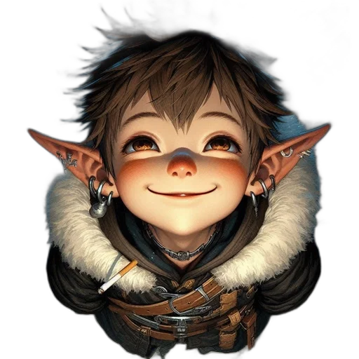 dragon, face, staff, creature transparent PNG cut-out
