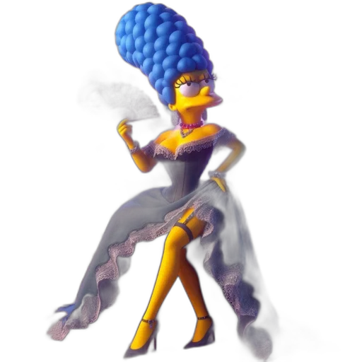 dress, staff, crown, hat transparent PNG cut-out
