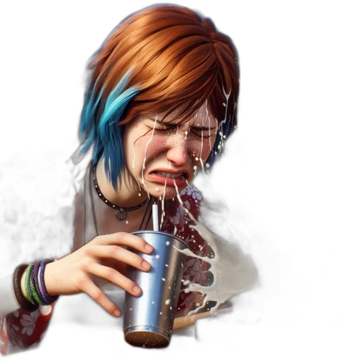 bottle, face, weapon, concept art transparent PNG cut-out