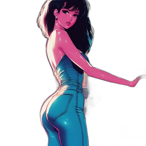 dress, concept art, comic book art, cartoon transparent PNG cut-out