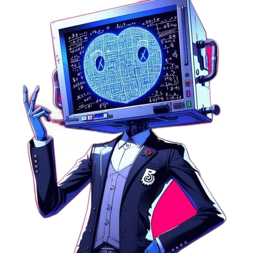 robot, jacket, mask, face transparent PNG cut-out