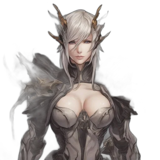 dragon, dress, creature, fantasy art transparent PNG cut-out