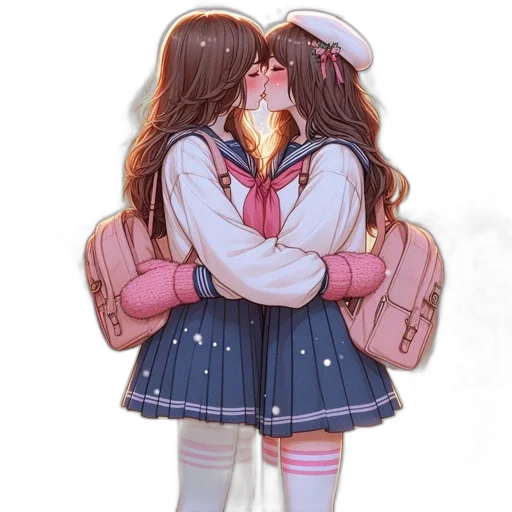 jacket, dress, anime, watercolor transparent PNG cut-out