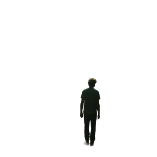 robot, creature, staff, hair transparent PNG cut-out