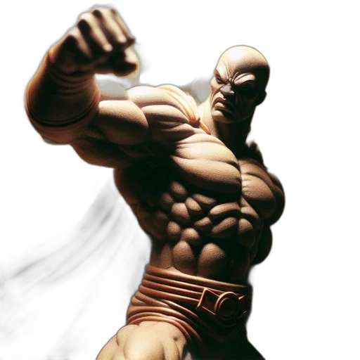 comic book art, concept art, 3d render, photorealistic transparent PNG cut-out