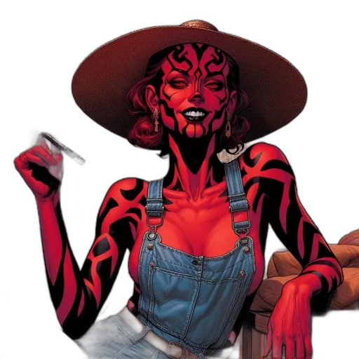 mask, comic book art, concept art, fantasy art transparent PNG cut-out