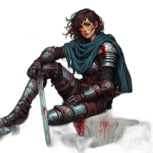 sword, fantasy art, concept art, comic book art transparent PNG cut-out