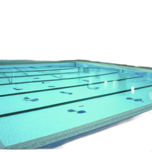 3d render, underwater, indoor, swimming transparent PNG cut-out