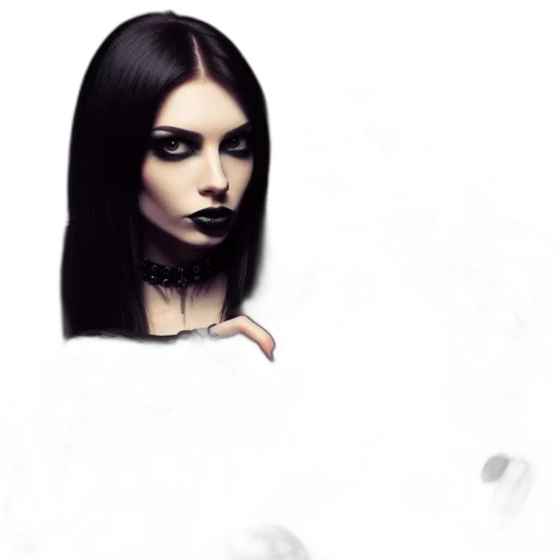 hair, face, jewelry, creature transparent PNG cut-out