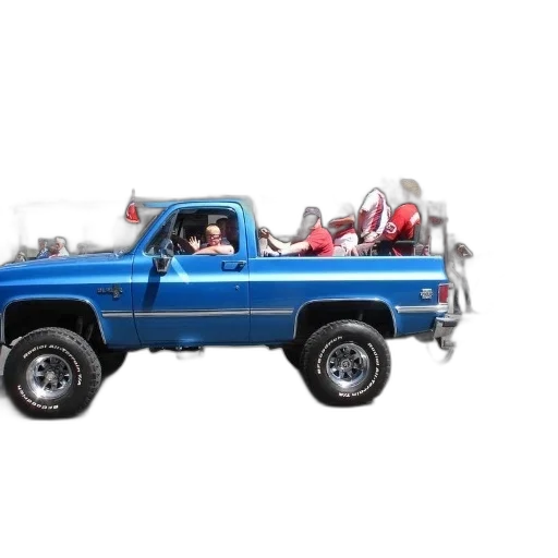 car, 3d render, blue, truck transparent PNG cut-out