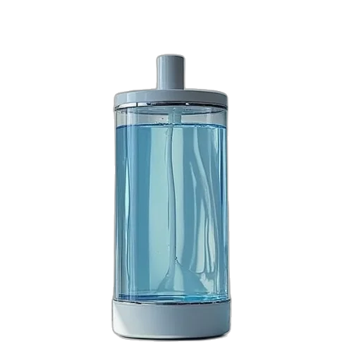 bottle, dress, 3d render, photorealistic transparent PNG cut-out