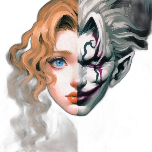 mask, face, crown, fantasy art transparent PNG cut-out