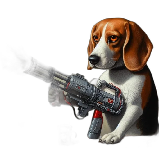 weapon, staff, robot, animal transparent PNG cut-out