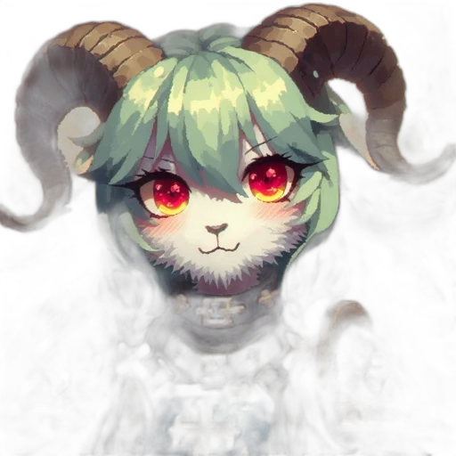 creature, mask, dragon, staff transparent PNG cut-out