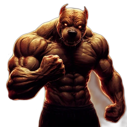 animal, creature, comic book art, photorealistic transparent PNG cut-out