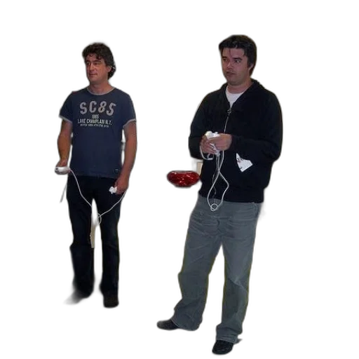 jacket, staff, robot, shoes transparent PNG cut-out