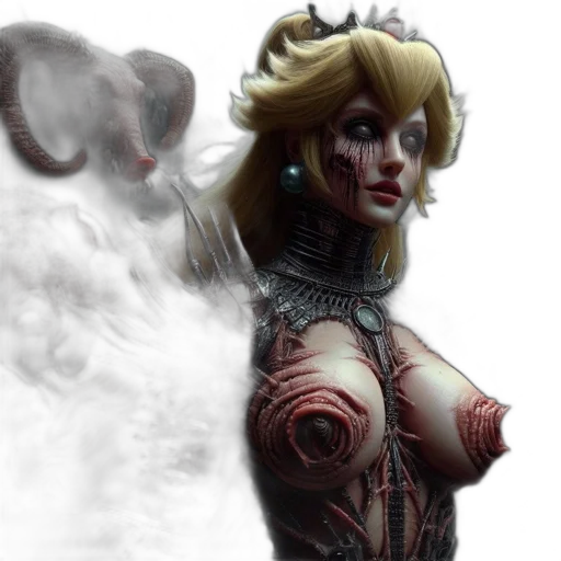 fantasy art, concept art, comic book art, 3d render transparent PNG cut-out