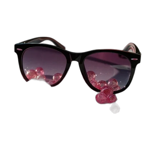 3d render, sunglasses, glue, acryline transparent PNG cut-out