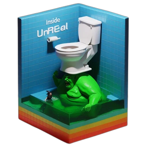 robot, 3d render, pixel art, concept art transparent PNG cut-out