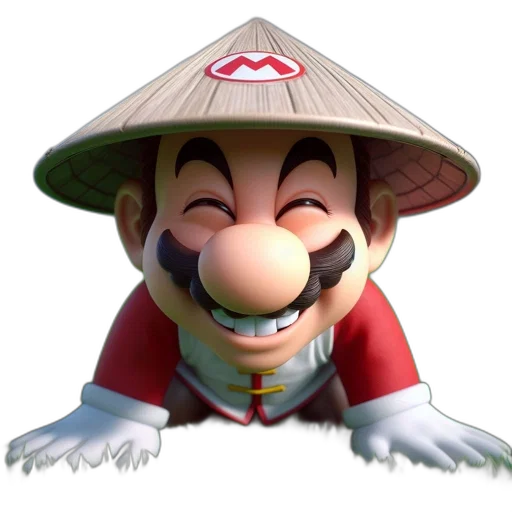 hat, face, mask, staff transparent PNG cut-out