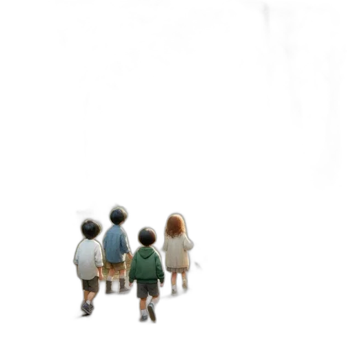 staff, umbrella, hair, jacket transparent PNG cut-out