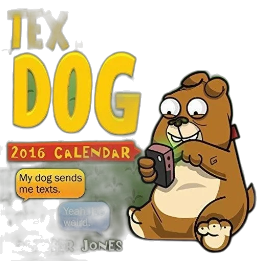 image, cover, texts, dog transparent PNG cut-out