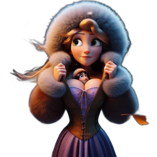 jacket, dress, crown, hat transparent PNG cut-out