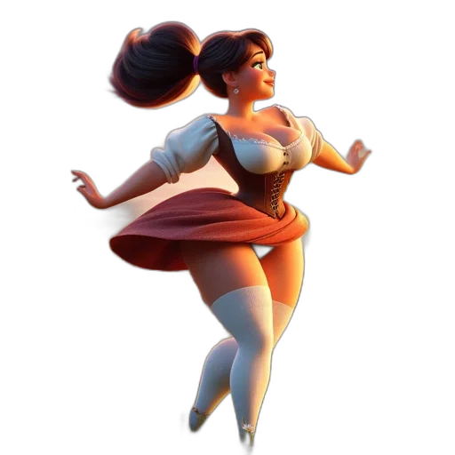 dress, 3d render, concept art, fantasy art transparent PNG cut-out