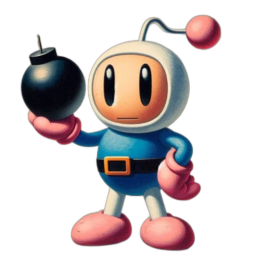 robot, staff, animal, pixel art transparent PNG cut-out