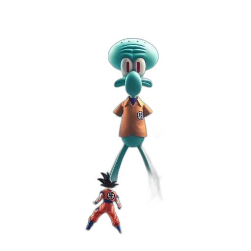 hat, staff, robot, creature transparent PNG cut-out