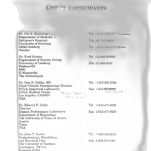 staff, list, participants, includes transparent PNG cut-out