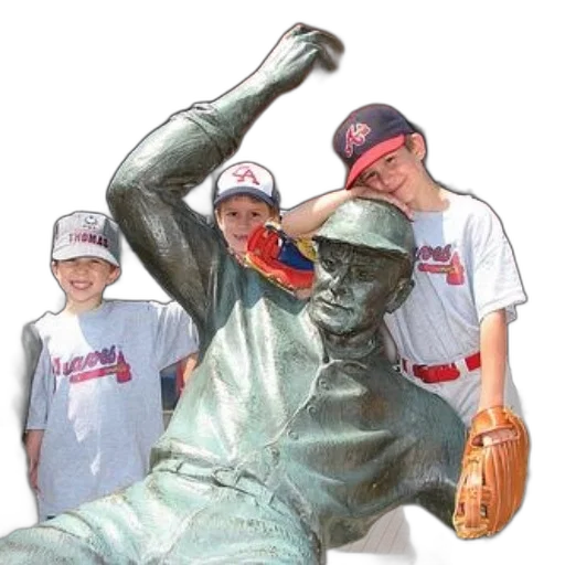 three, children, pose, baseball transparent PNG cut-out