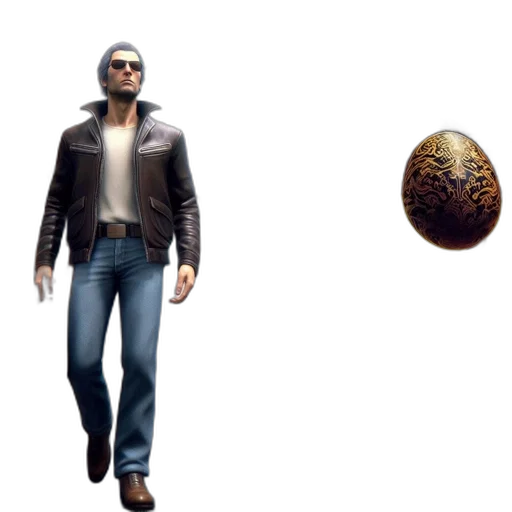 jacket, concept art, 3d render, photorealistic transparent PNG cut-out