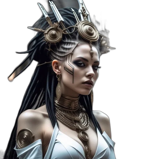 jewelry, crown, mask, staff transparent PNG cut-out