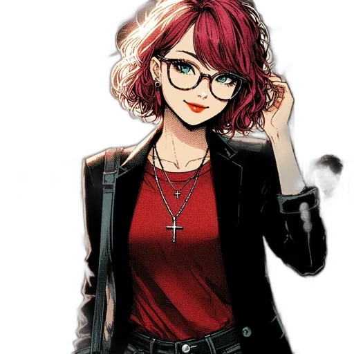 jacket, staff, dress, jewelry transparent PNG cut-out
