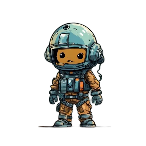 robot, pixel art, concept art, comic book art transparent PNG cut-out