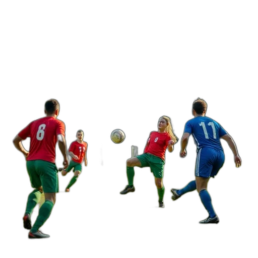 concept art, 3d render, pixel art, group transparent PNG cut-out