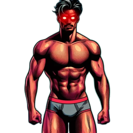 comic book art, concept art, cyberpunk, cartoon transparent PNG cut-out