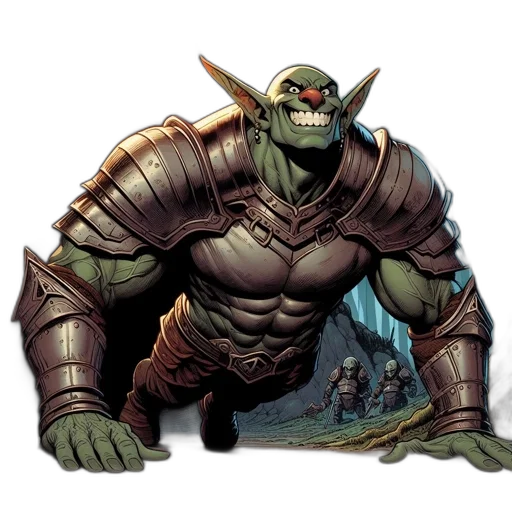 creature, comic book art, concept art, fantasy art transparent PNG cut-out
