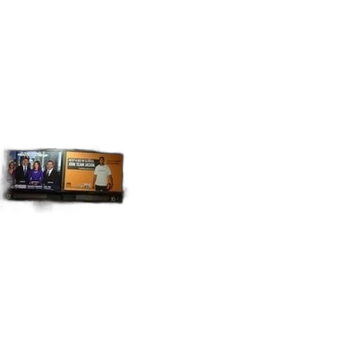 furniture, train, station, billboard transparent PNG cut-out
