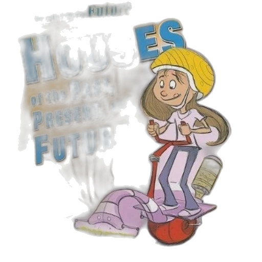 concept art, cartoon, cover, houses transparent PNG cut-out