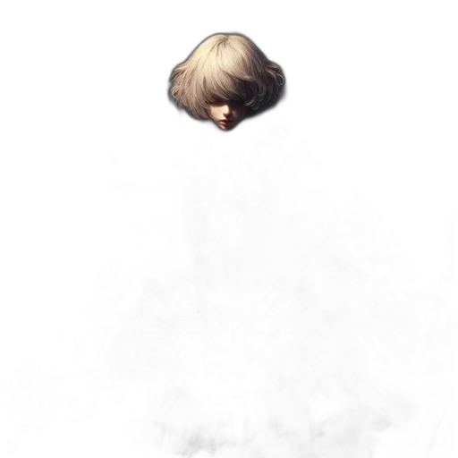 hair, mask, creature, face transparent PNG cut-out