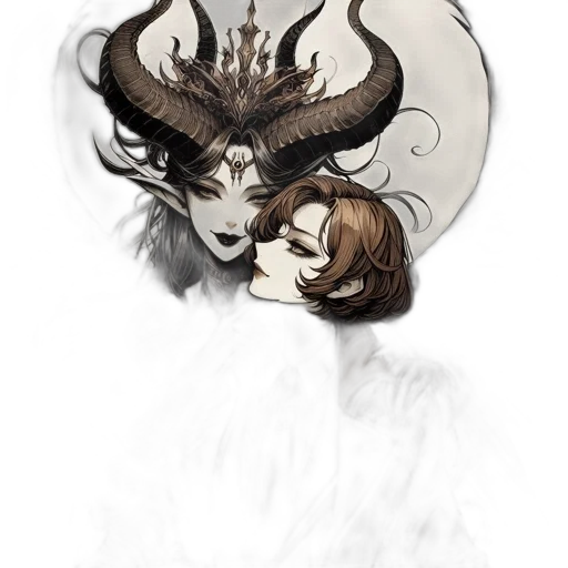 mask, creature, crown, face transparent PNG cut-out