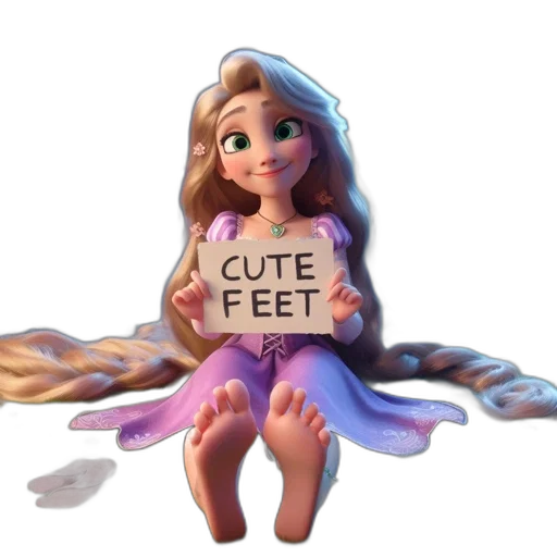 dress, creature, hair, crown transparent PNG cut-out